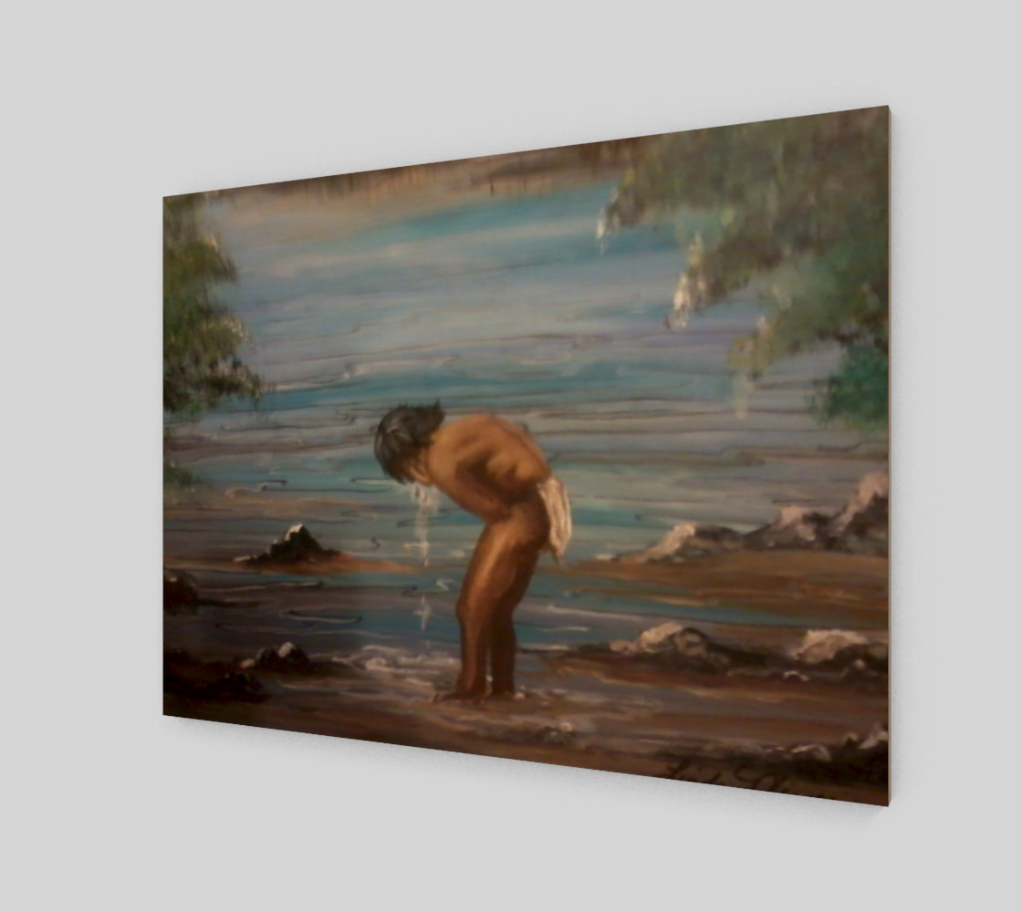 Boy at Stream preview #2