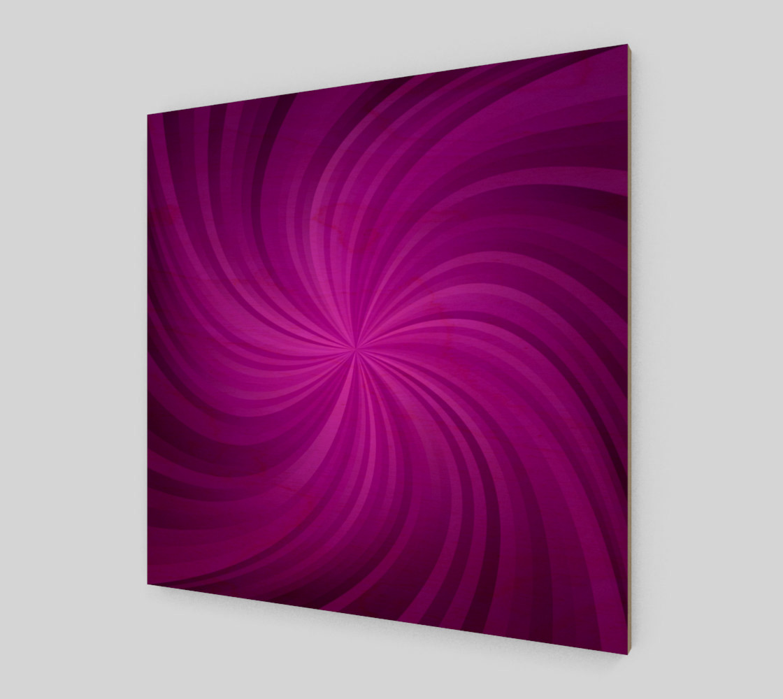 purple spiral wall art preview #1