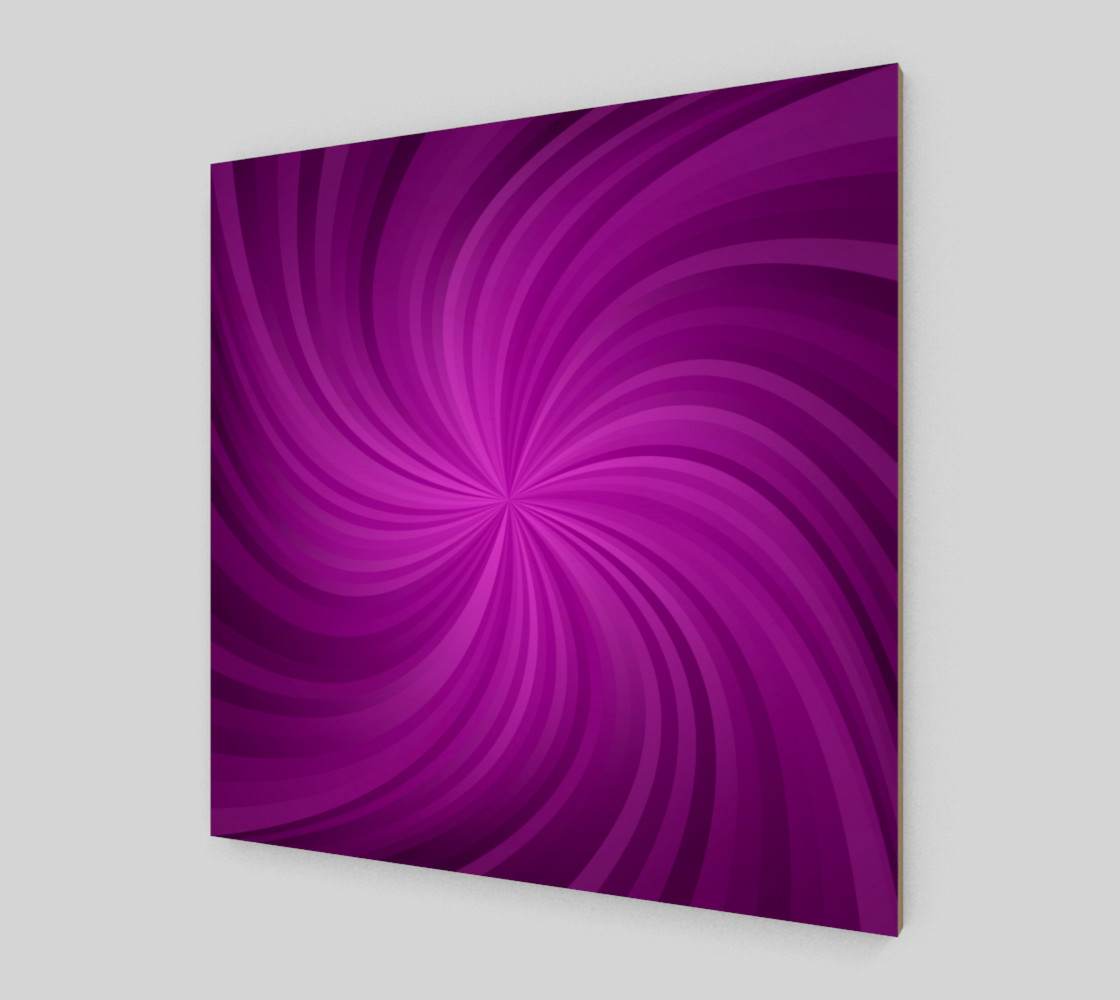 purple spiral wall art preview #2