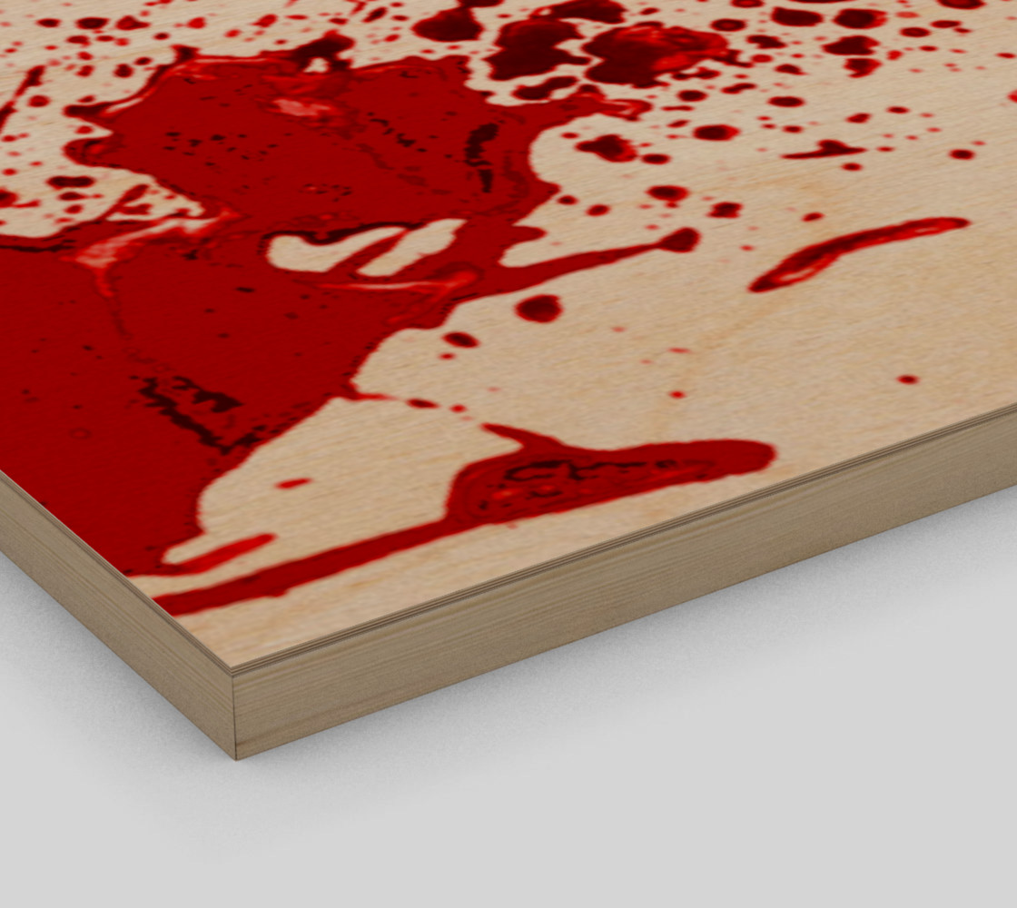 Blood Splatter One Wall Art preview #3
