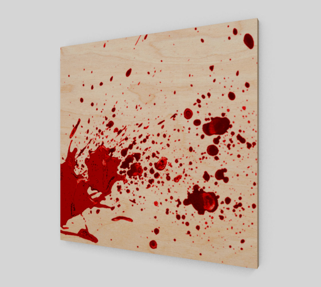 Blood Splatter One Wall Art preview #1