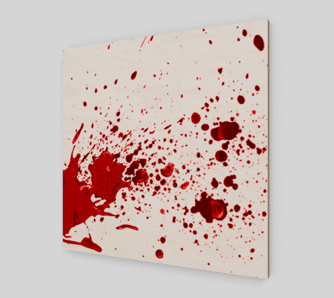 Blood Splatter One Wall Art preview #2