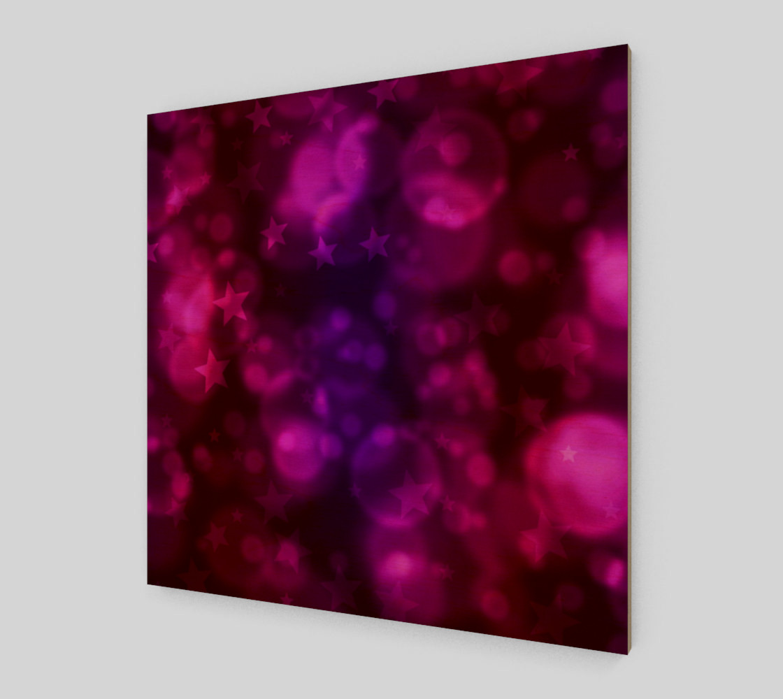 Purple Stars And Bubbles preview #1