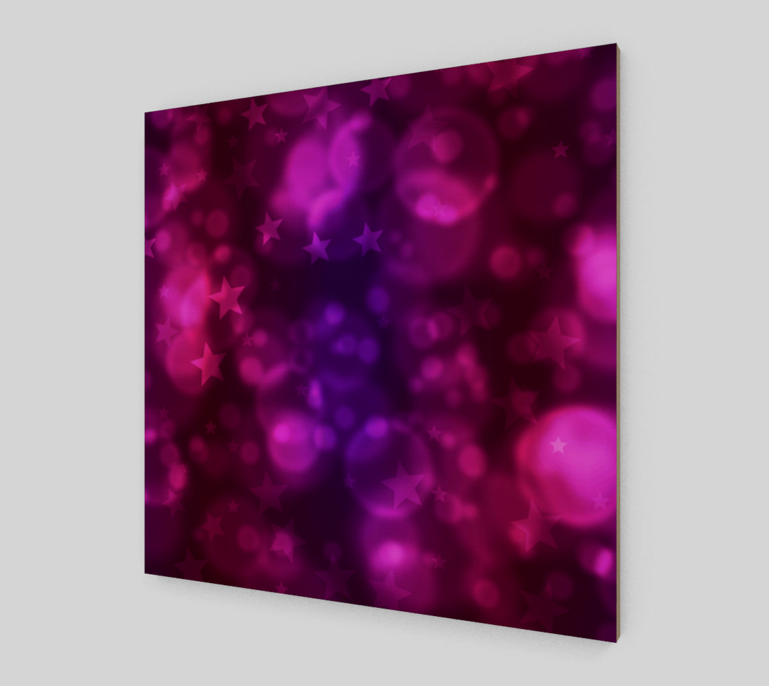 Purple Stars And Bubbles preview #2