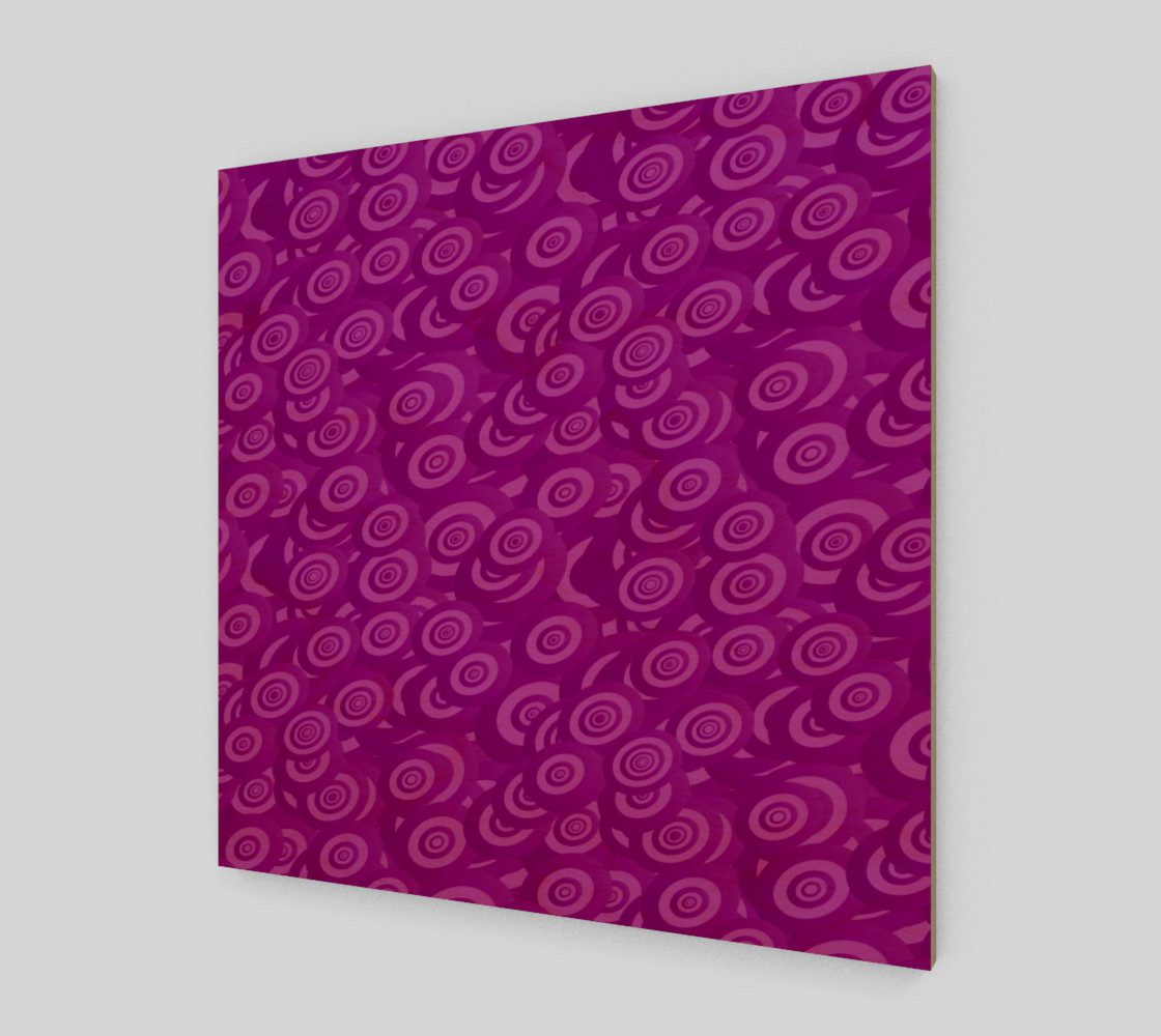 purple swirl wall art preview #1