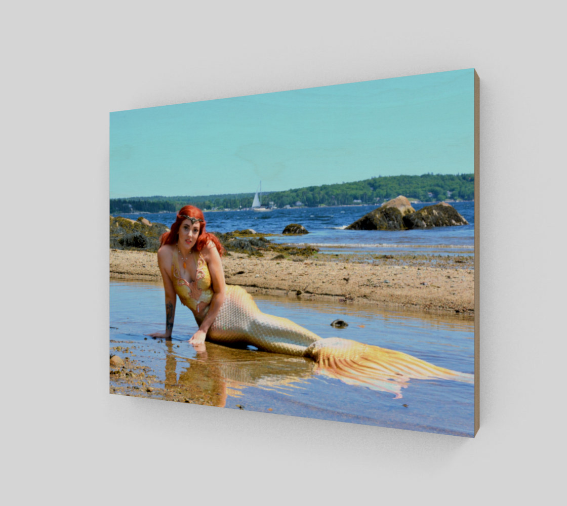 Mermaid Queen on the Beach Print preview #2