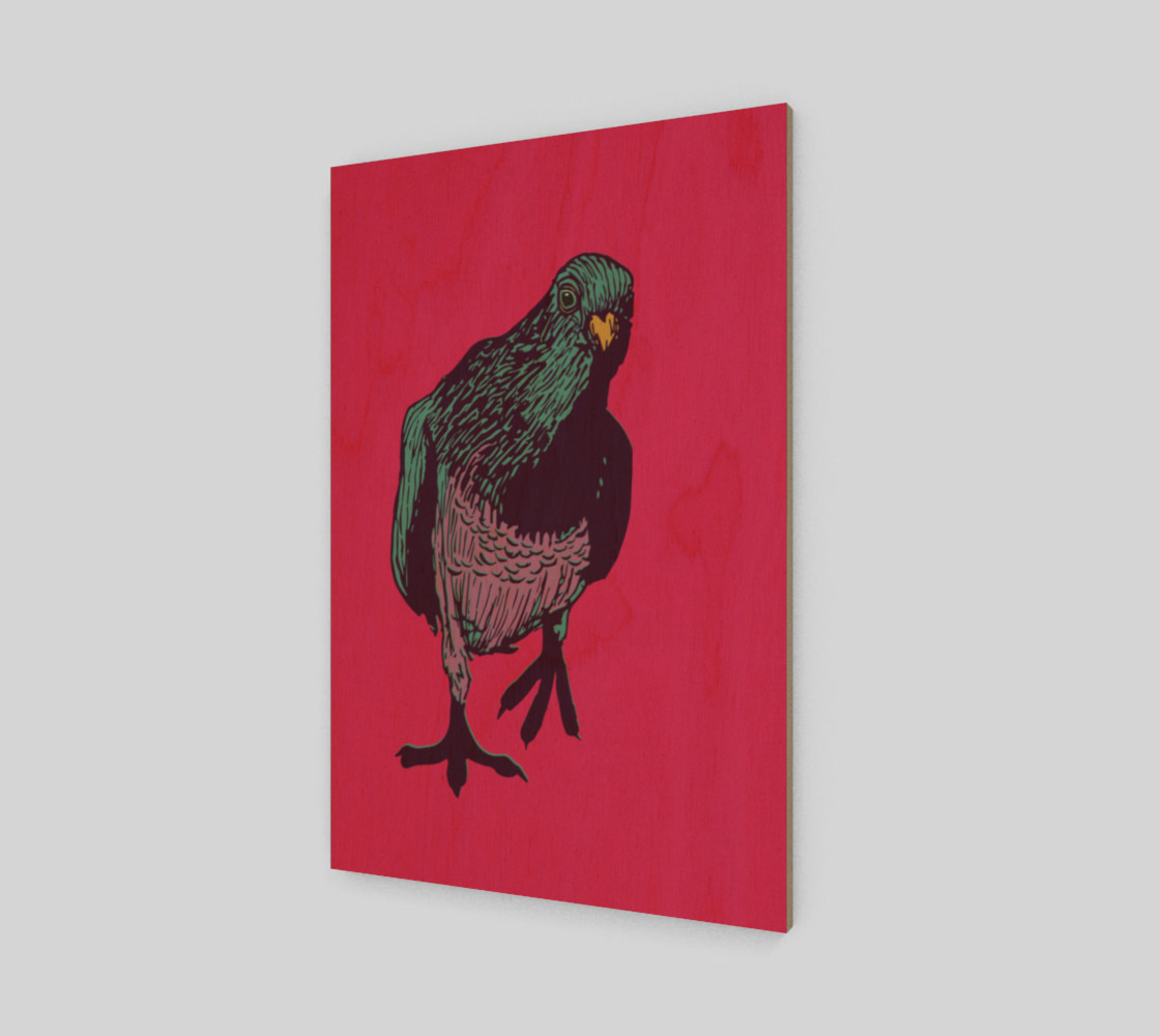 2:3 Poster - Curious Pigeon in Bright preview #1