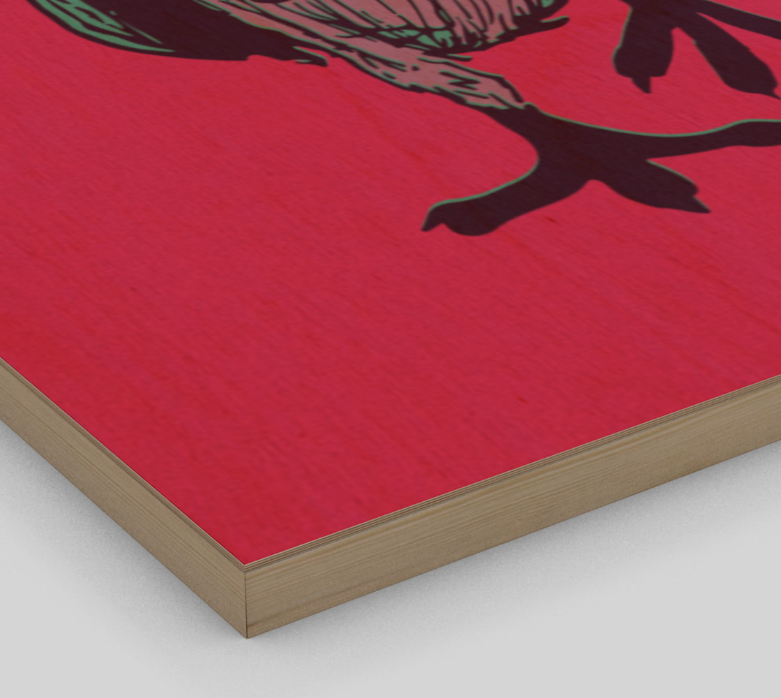 3:4 Art Print - Curious Pigeon in Bright preview #3