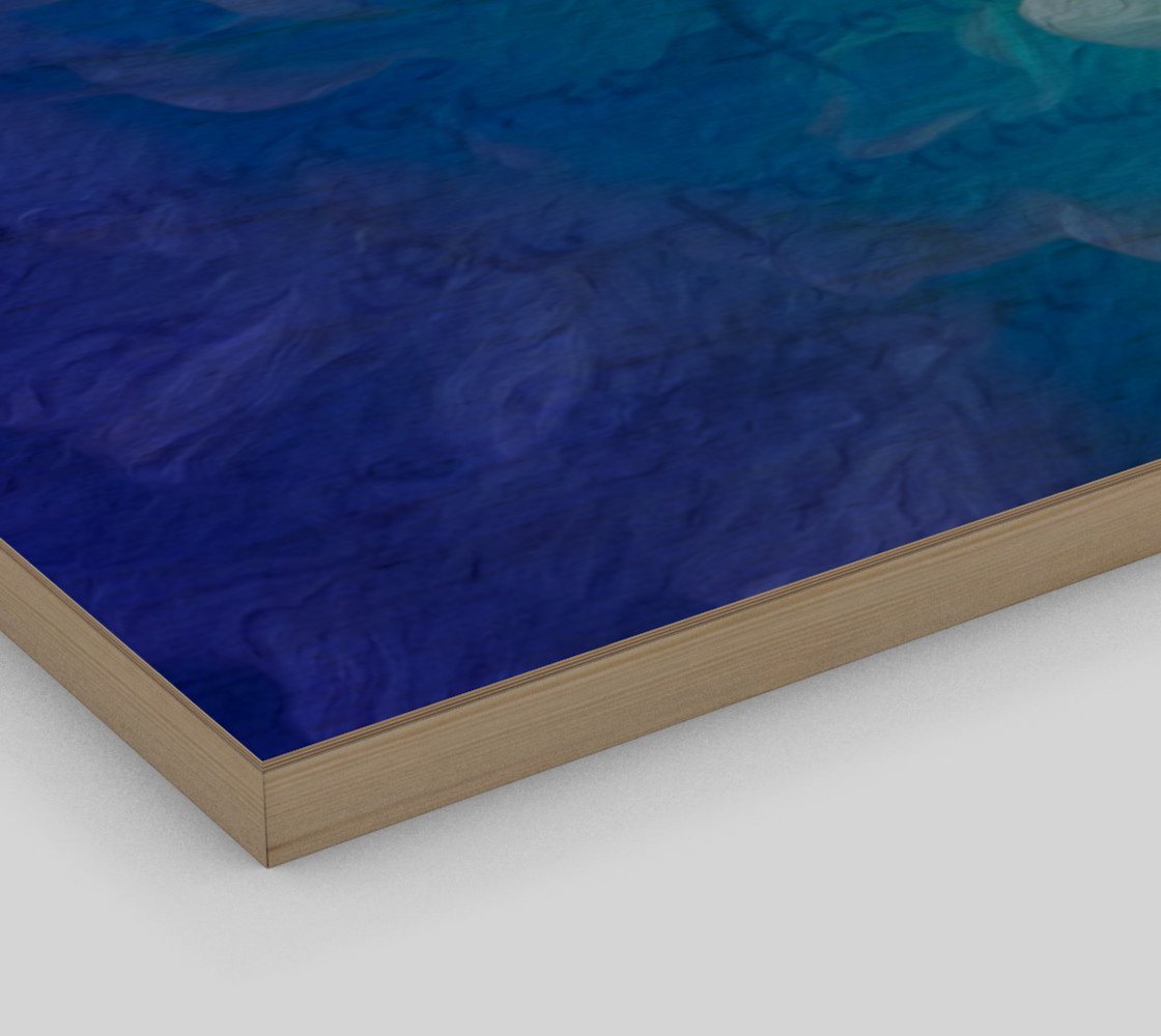 Blue I So Hope Art Print Landscape preview #3