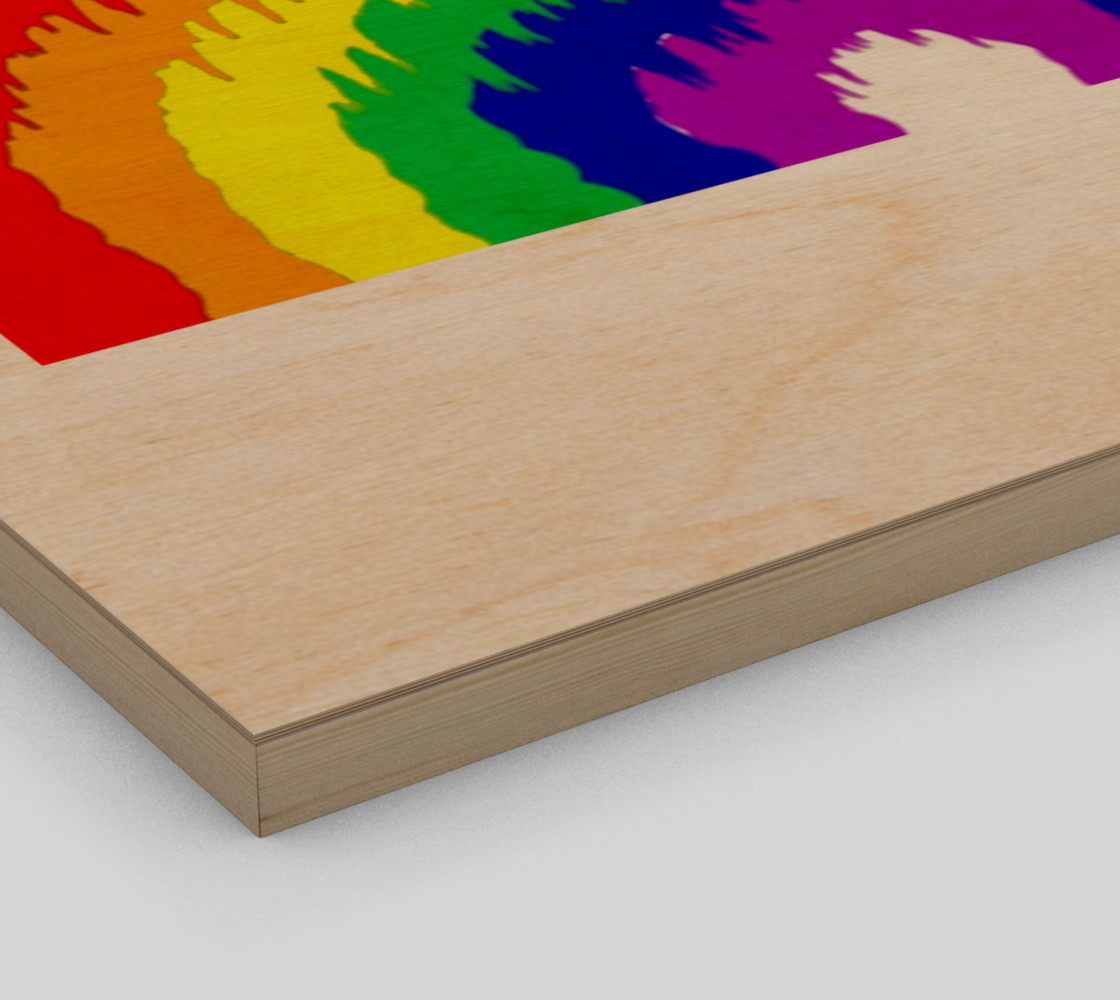 Dripping Rainbow Wall Art preview #3