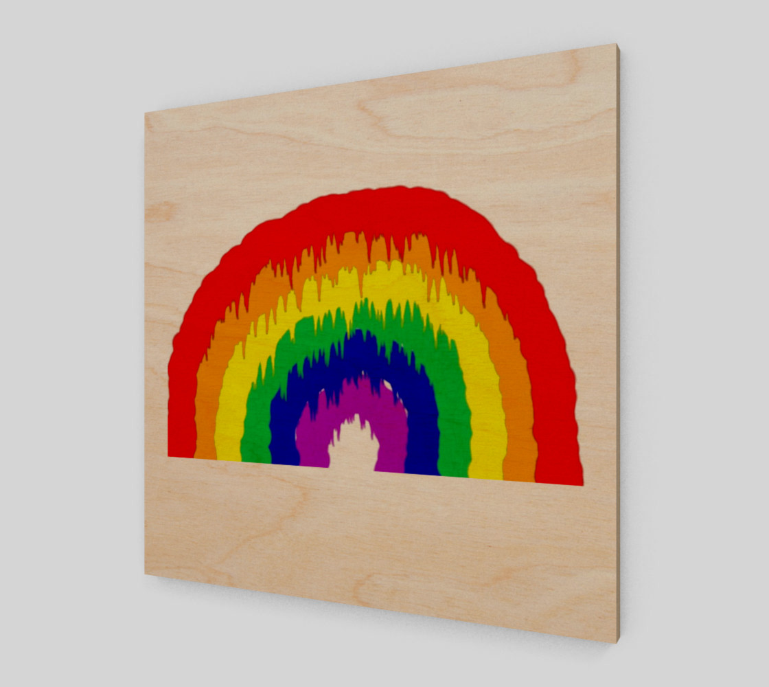 Dripping Rainbow Wall Art preview #1