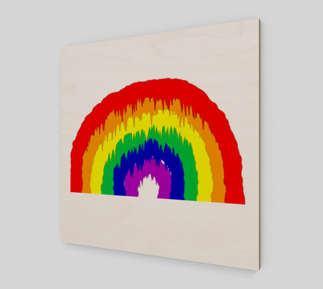 Dripping Rainbow Wall Art preview #2