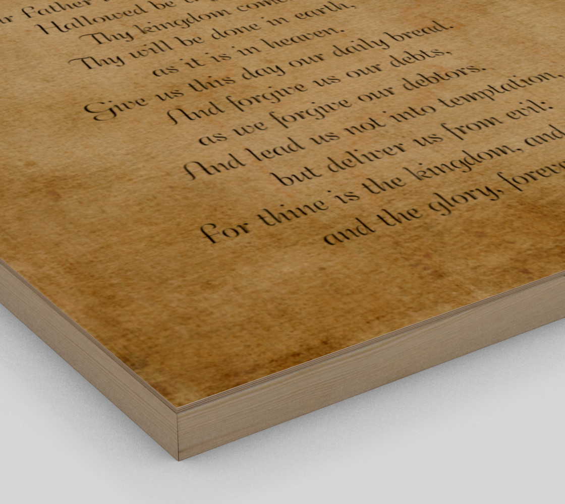 The Lord's Prayer 16x20 preview #3