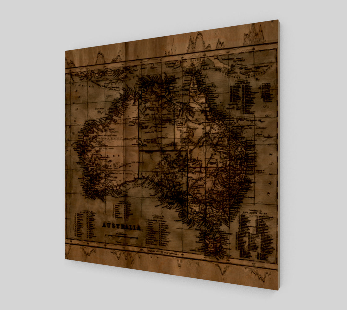 Vintage Map of Australia preview #1