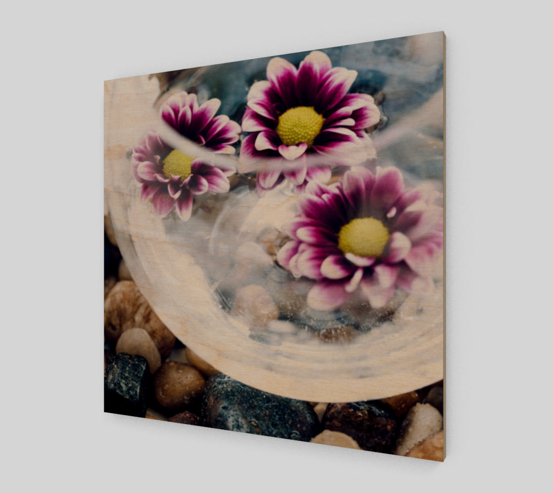 Purple Daisies Zen Wall Art preview #1