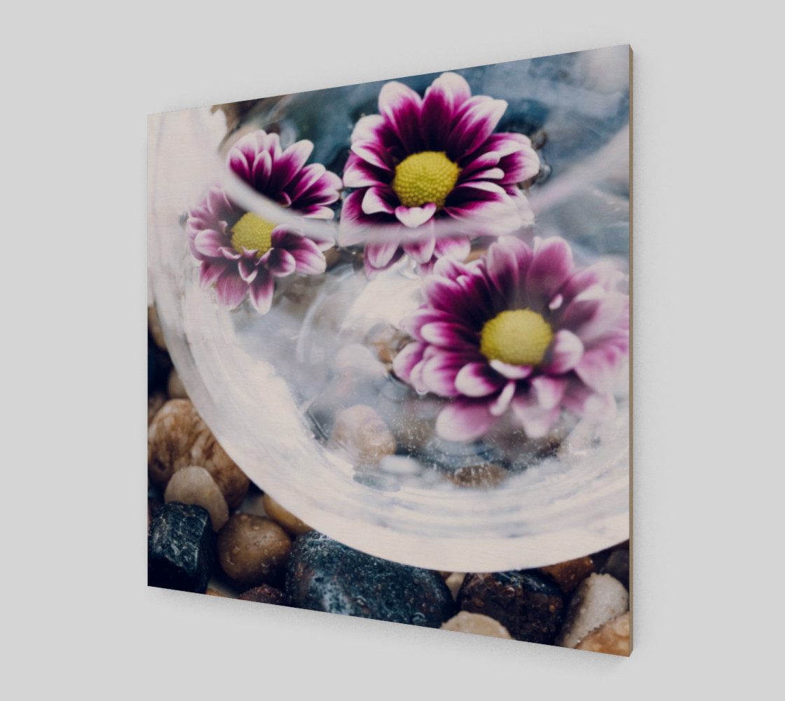 Purple Daisies Zen Wall Art preview #2