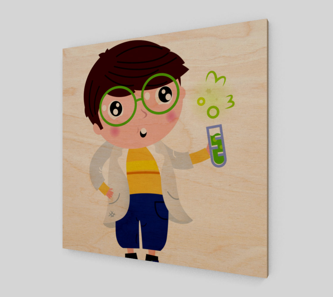 Aperçu de Stylish poster with Little chemist I. #1