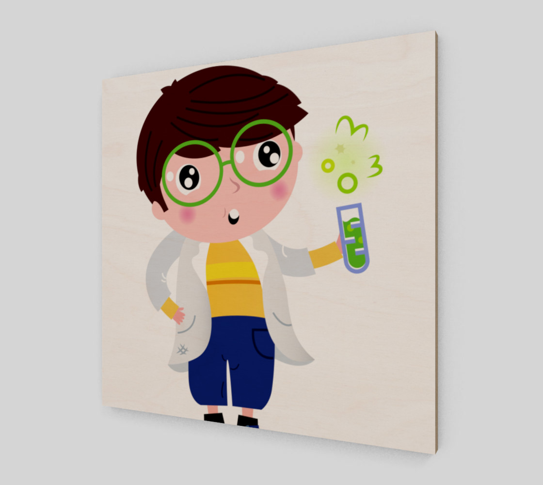 Aperçu de Stylish poster with Little chemist I. #2