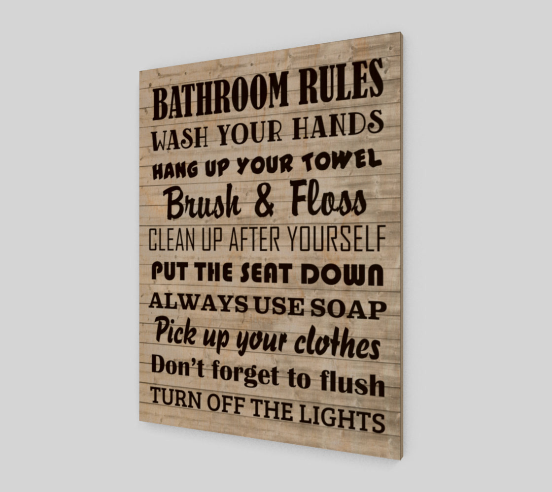 Bathroom Rules preview #1