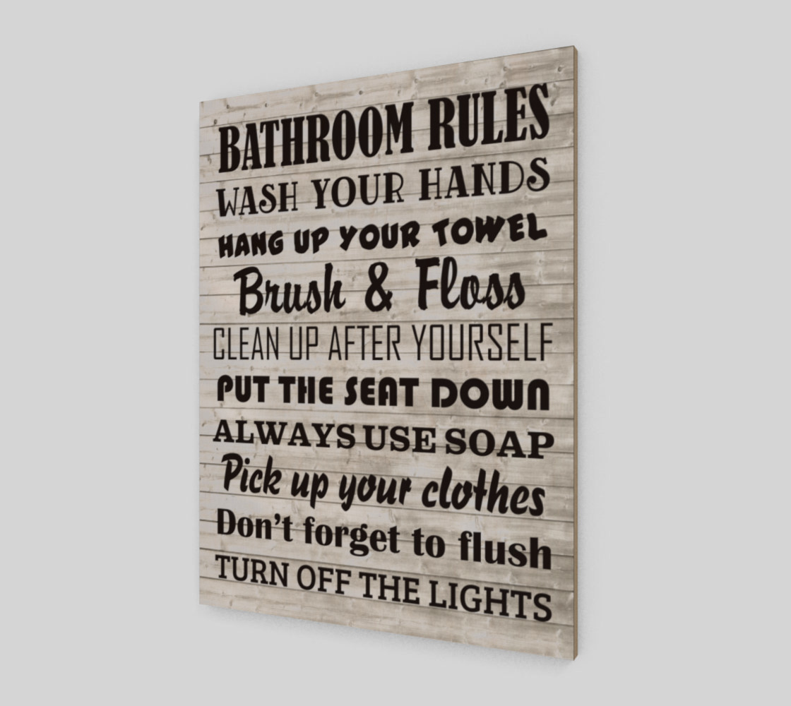 Bathroom Rules preview #2