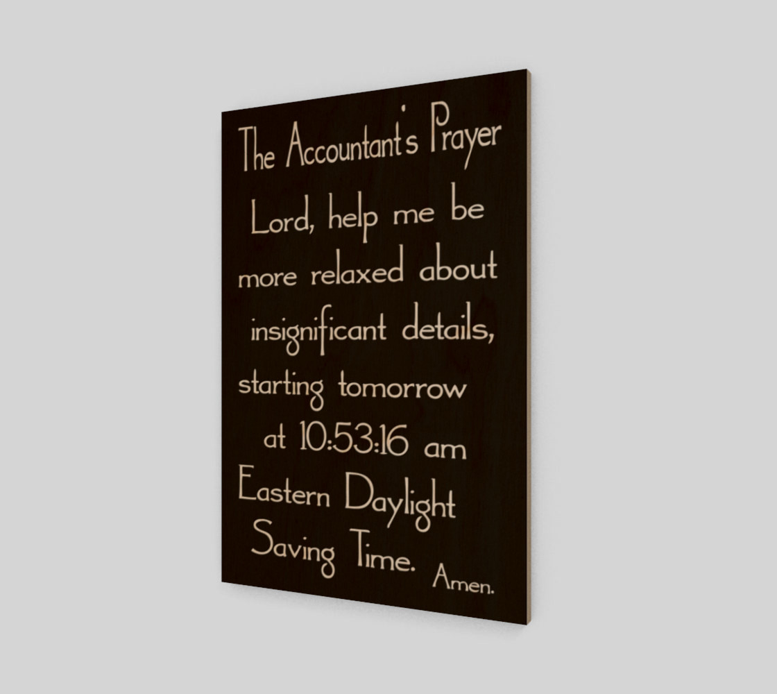 The Accountant's Prayer preview #1
