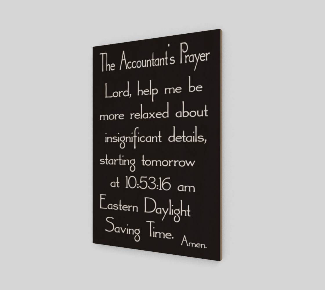 The Accountant's Prayer preview #2
