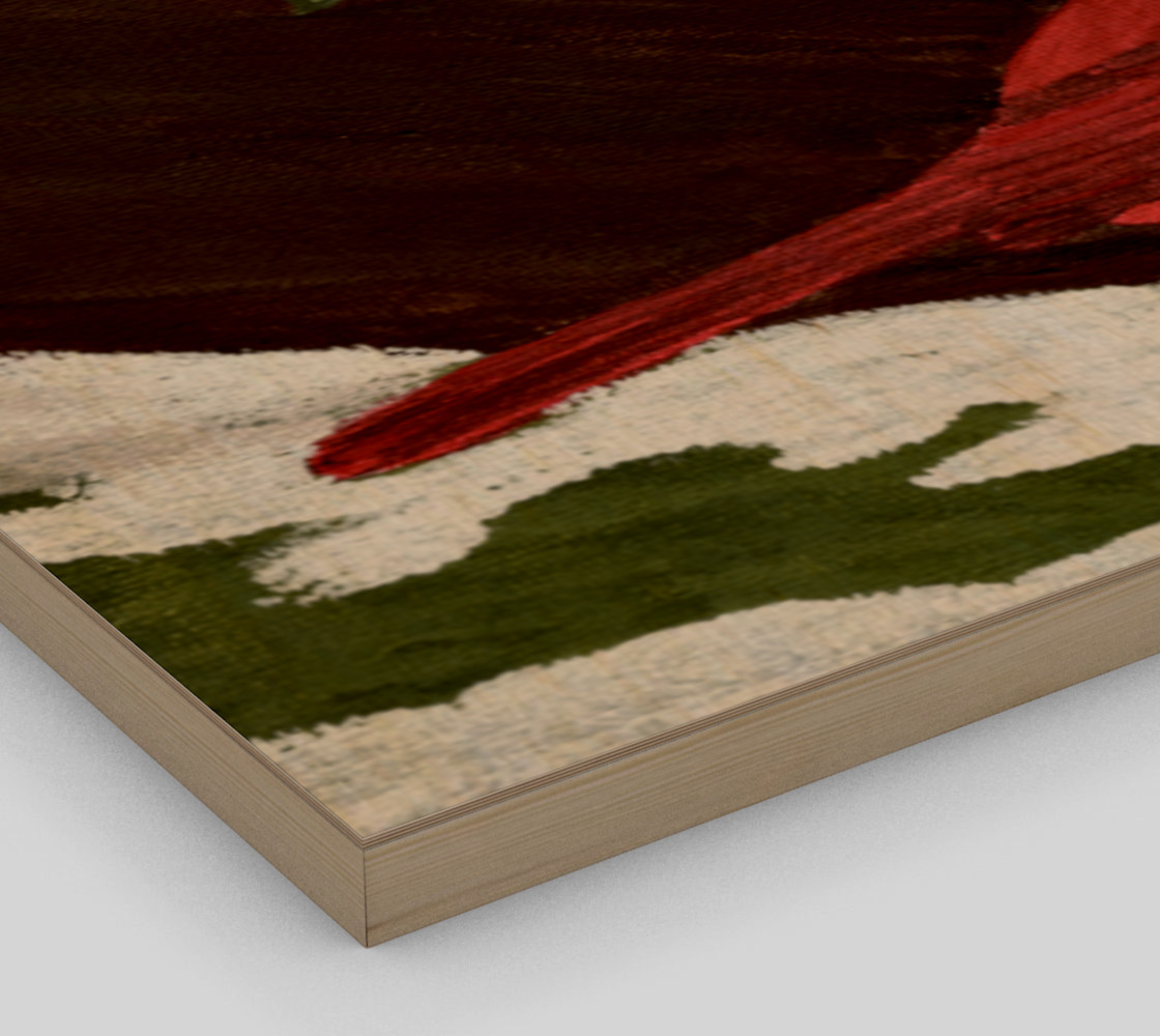 Cardinal and Dogwood Tree preview #3