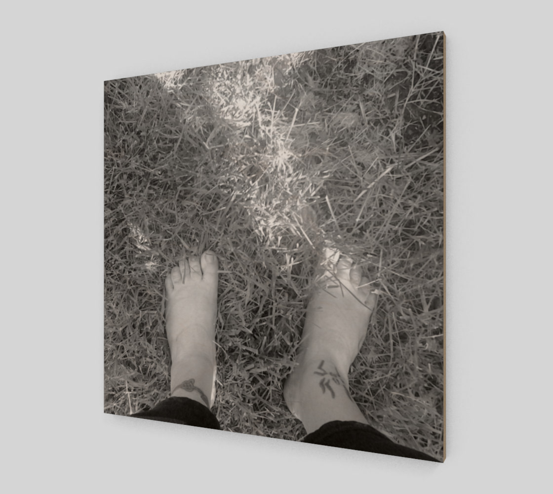 Feet Self Portrait in BW Wall Art preview #2