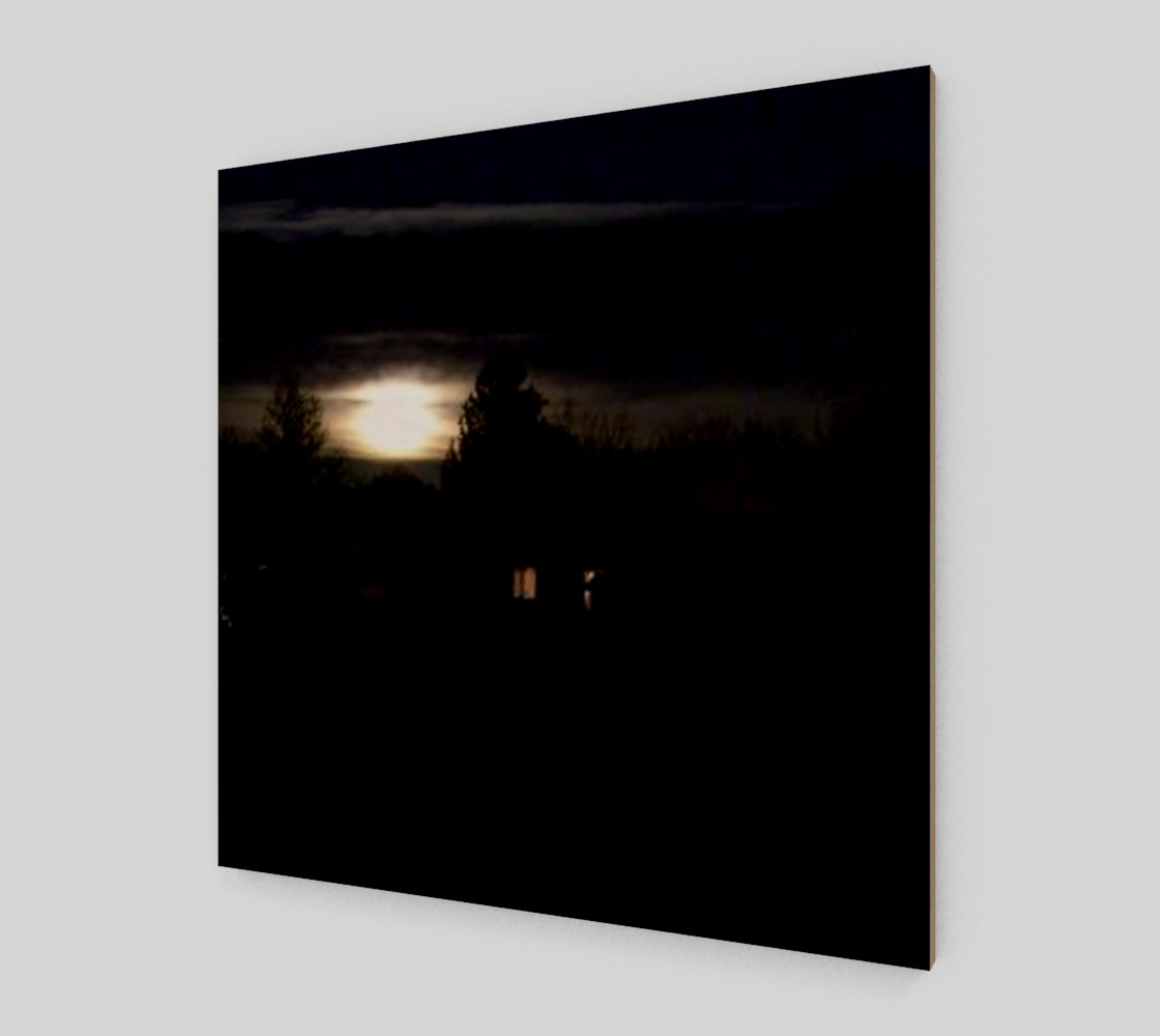 Full Moon Rise Wall Art preview #2
