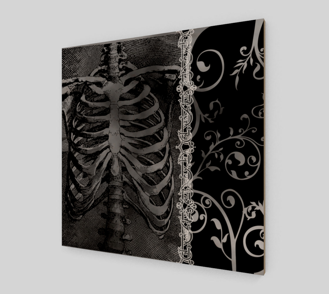 The Beauty Of Death Gothic Art Print preview #2