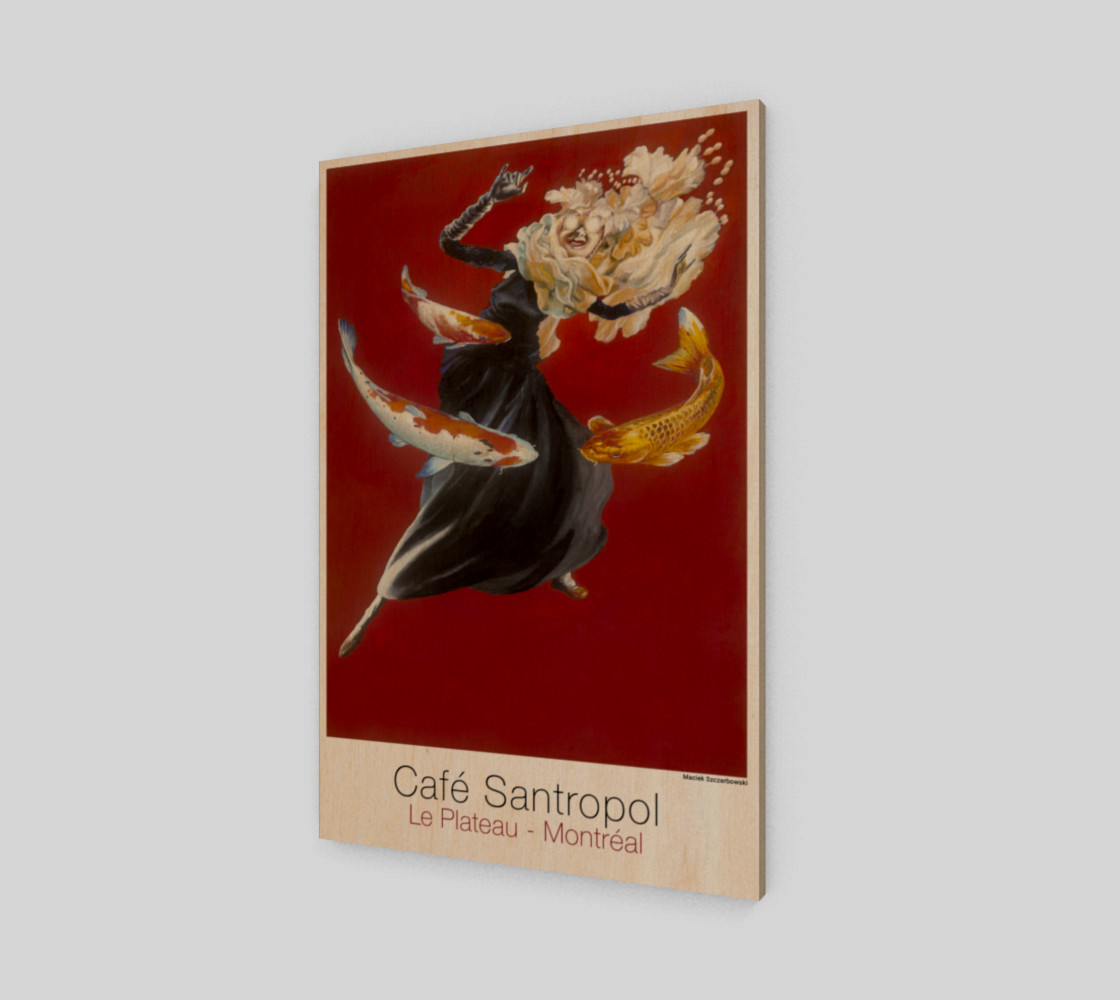 Cafe Santropol - Woman & Goldfish preview #1