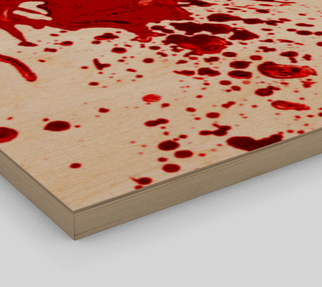Blood Splatter 1 wall art preview #3