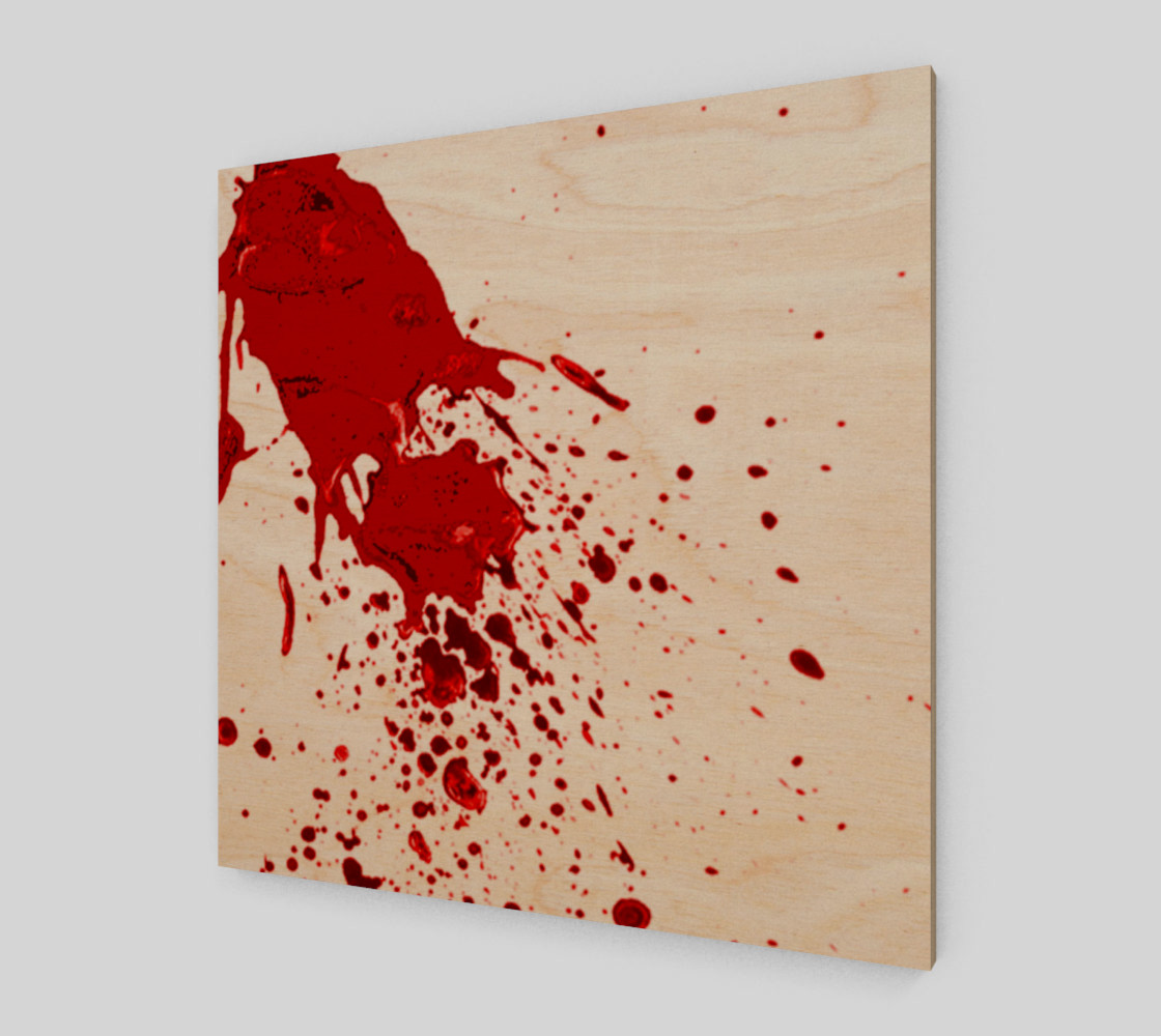 Blood Splatter 1 wall art preview #1