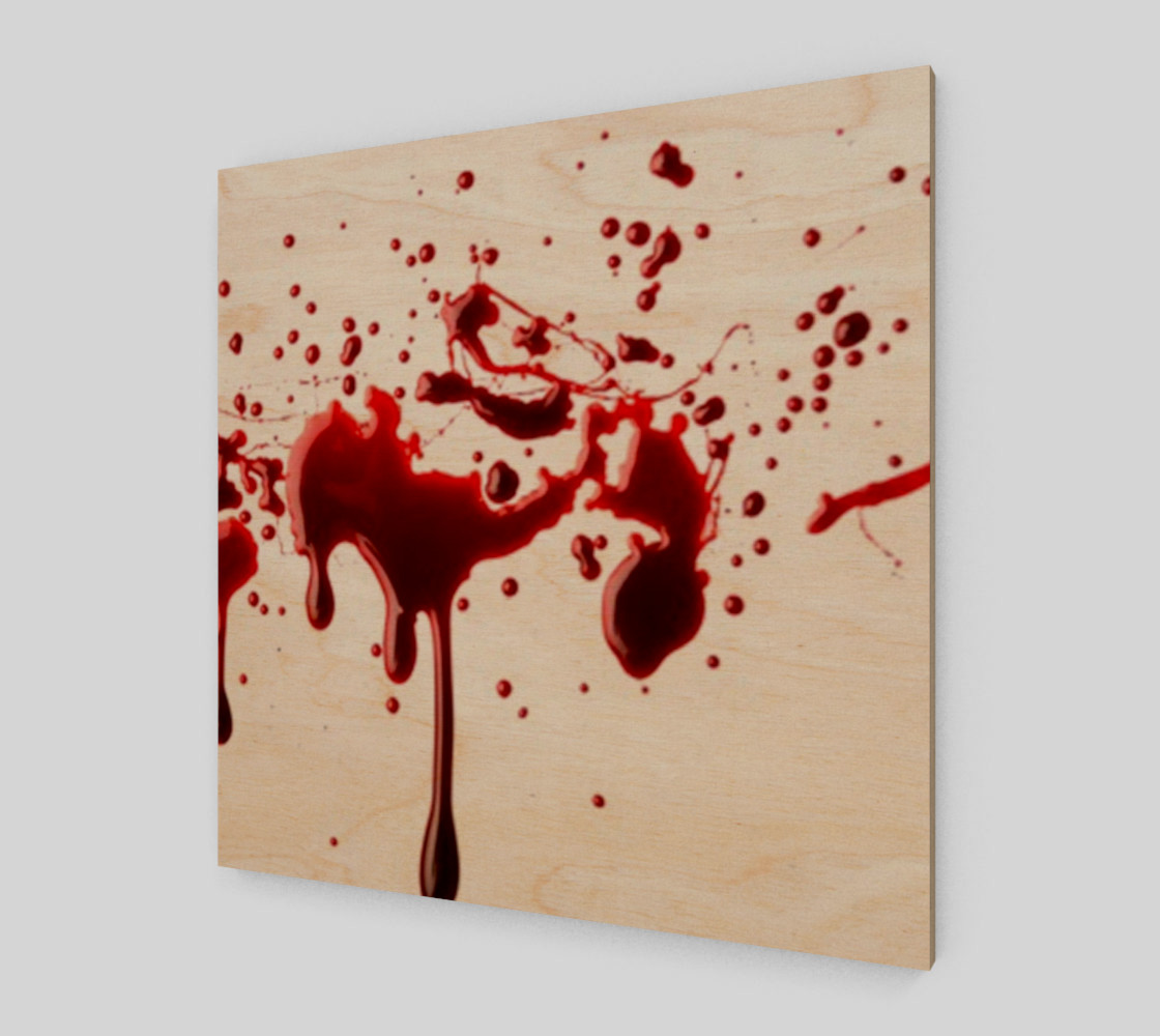 Blood Splatter three wall art preview #1