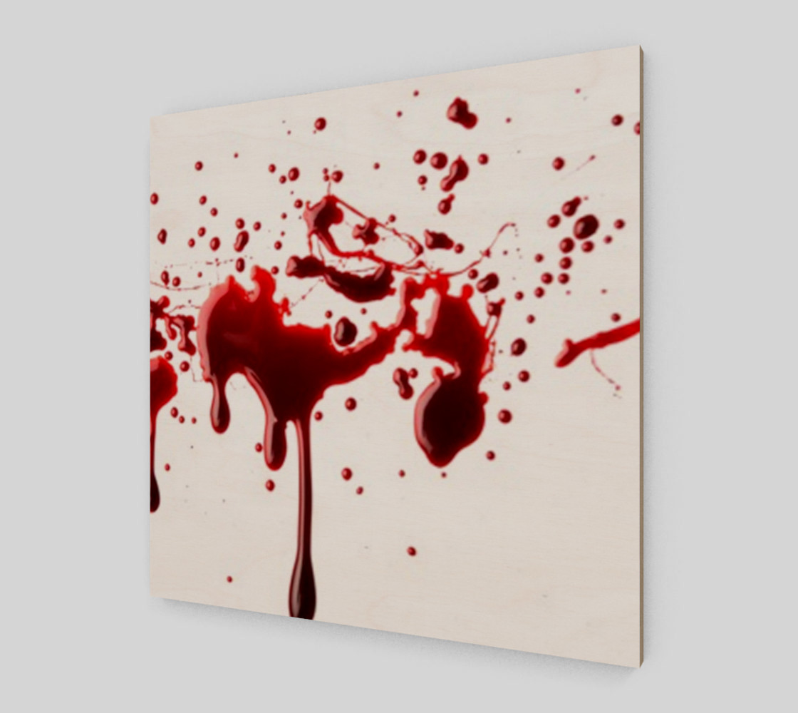 Blood Splatter three wall art preview #2