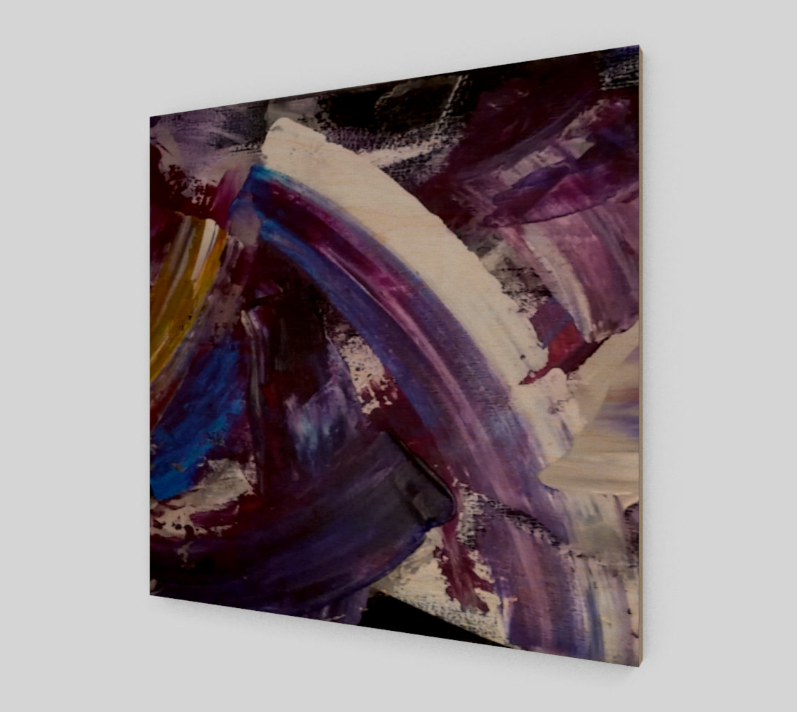 Energy Shift Wave - Abstract Painting by Janet Gervers preview #1