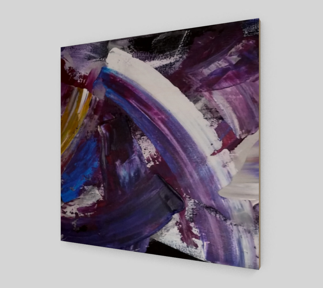 Energy Shift Wave - Abstract Painting by Janet Gervers thumbnail #3