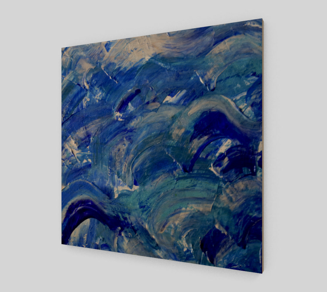 Aperçu de Shimmer Waves - Abstract Art by Janet Gervers 2018 #1
