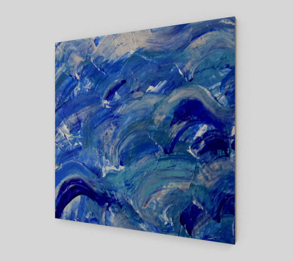 Aperçu de Shimmer Waves - Abstract Art by Janet Gervers 2018 #2