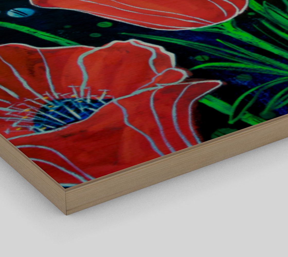 Stylized Poppies Wall Art preview #3