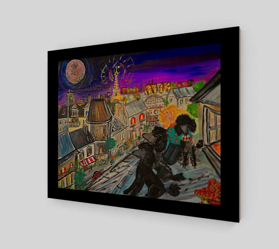 canvas moonlight in paris preview #2