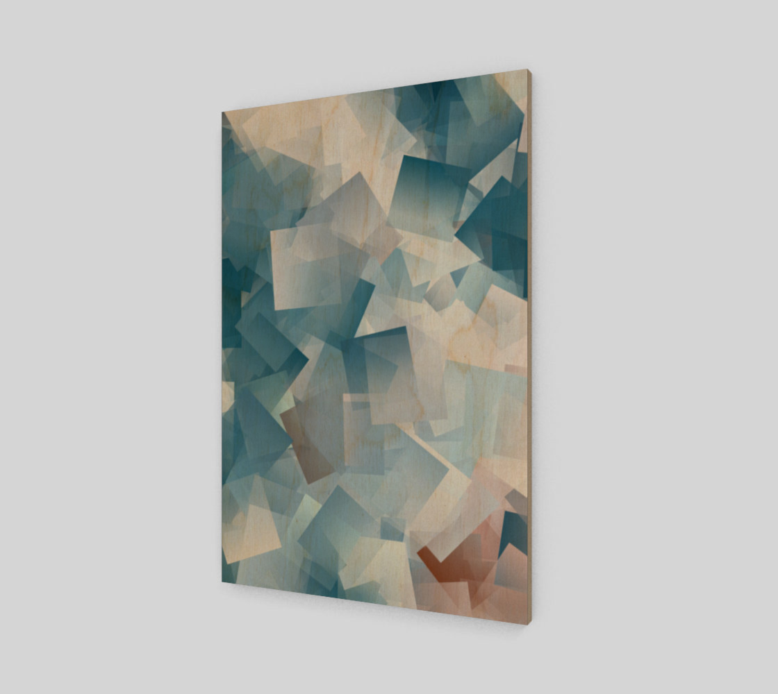 Muted Blues In Cubes preview #1