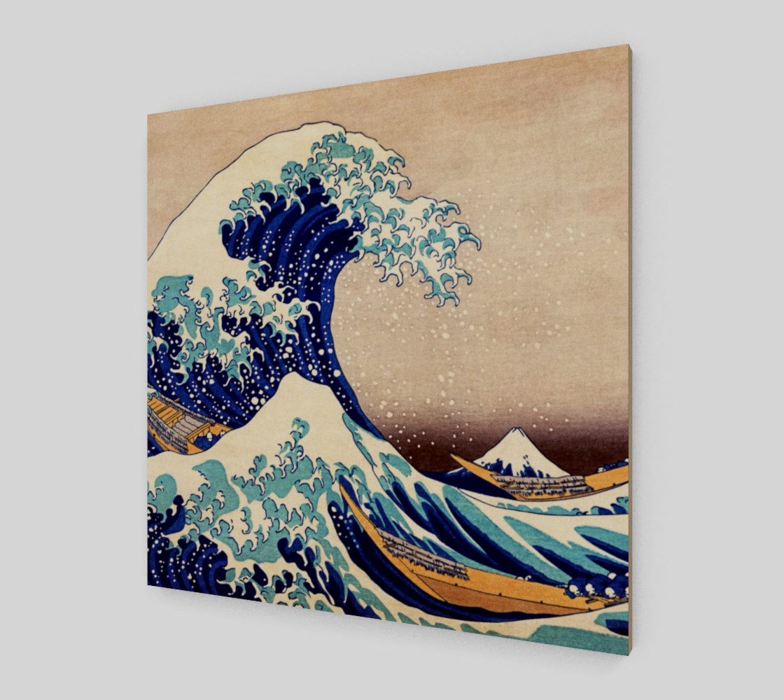 Katsushika Hokusai The Great Wave Off Kanagawa Art Print preview #2