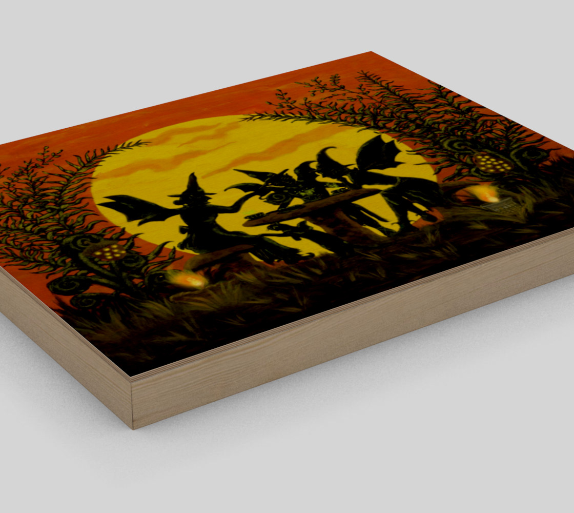 "Reading the tea leaves" wrapped canvas preview #3