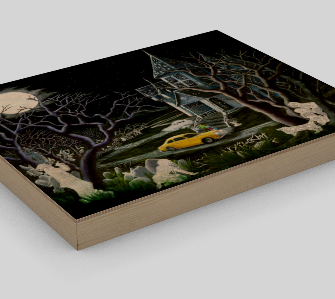8 x 10 Haunted Inheritance wrapped canvas preview #3