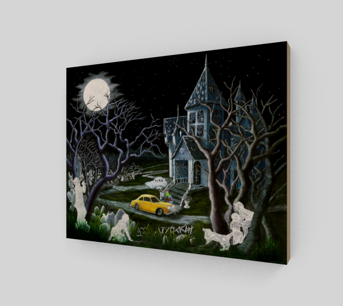 8 x 10 Haunted Inheritance wrapped canvas preview #2