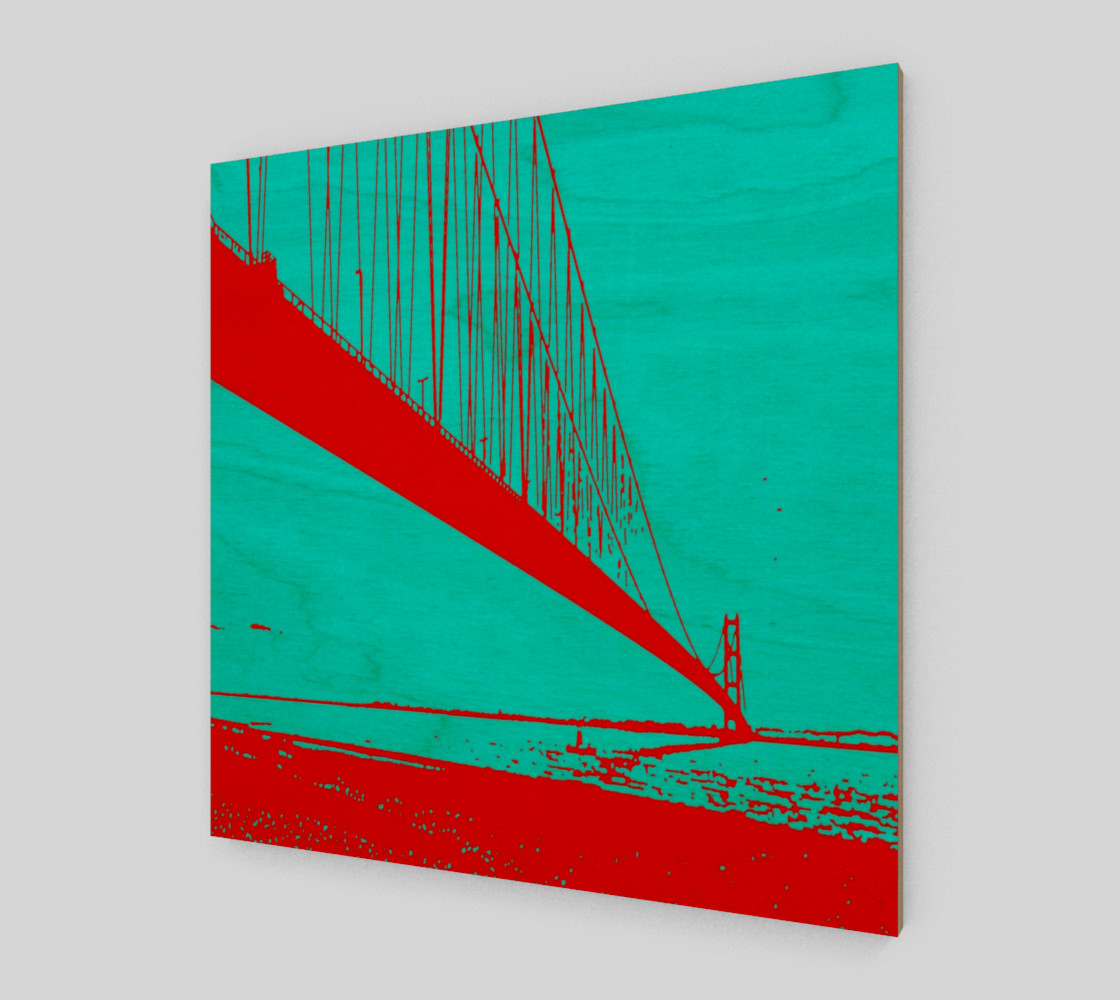 Lanndscape red blue turquoise preview #1