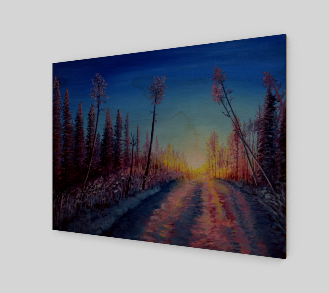 Crimson Sunset Snow Trail preview #1