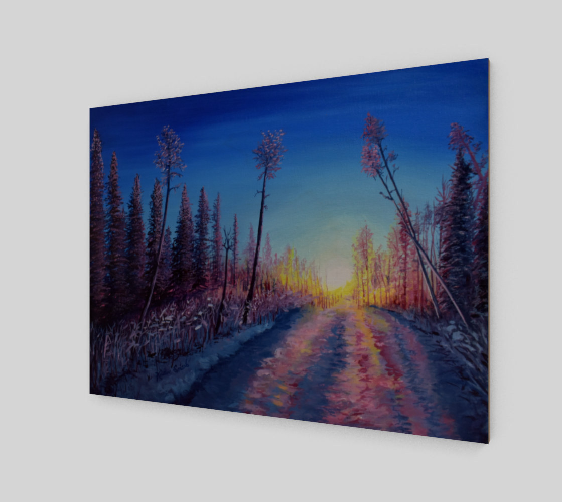 Crimson Sunset Snow Trail preview #2