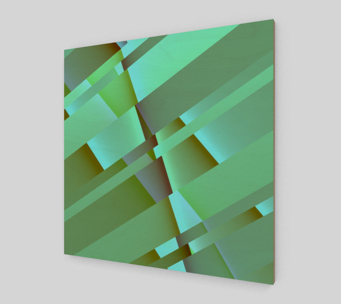 Green Modern Abstract preview #2